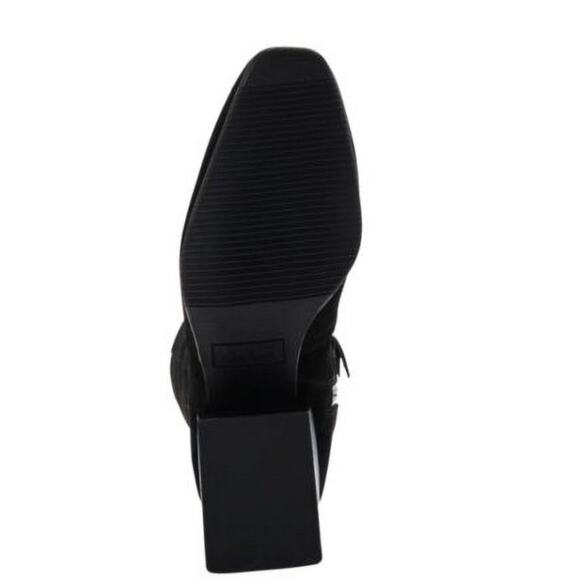 Aqua College Women's Square-Toe Tori Waterproof Booties Black Size 9 - Picture 4 of 4